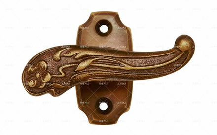 Ручка оконная поворотная Модерн латунь