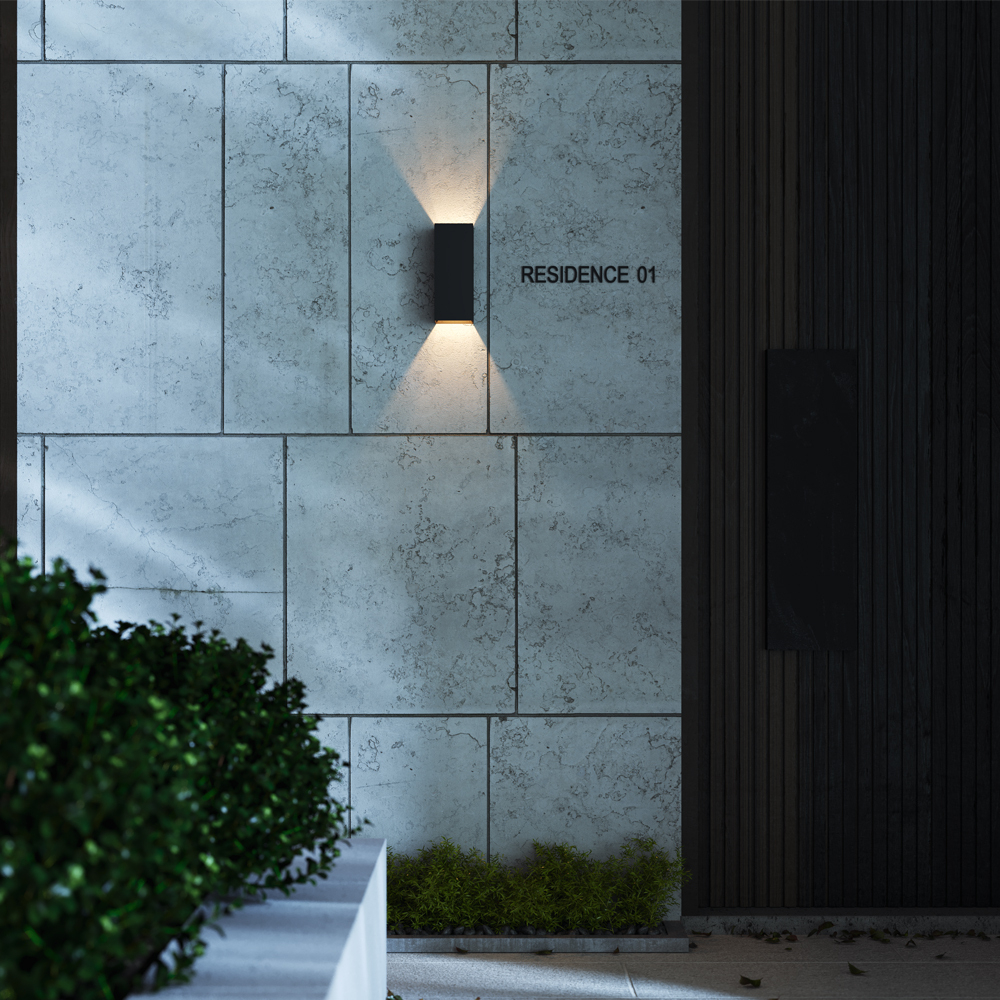 Уличный настенный светодиодный светильник Maytoni Drape O525WL-L10B3K