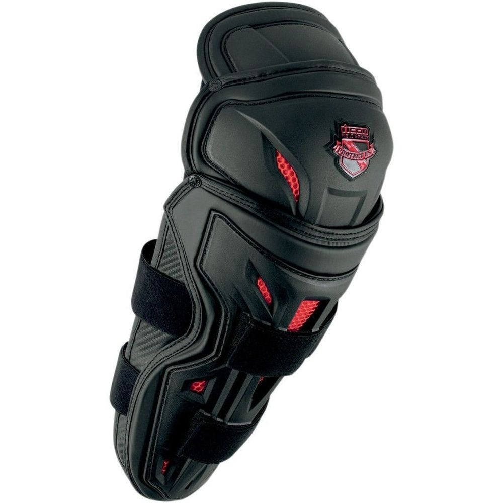 Мотонаколенники - ICON STRYKER KNEE ARMOR (черные)