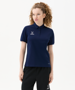 Поло женское JÖGEL PREMIER PerFormDRY CVC Polo W, темно-синий