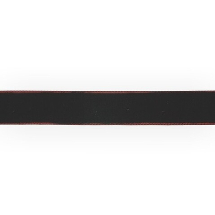 Тесьма бархатная, 12 мм, цв.100 т.коричнев.