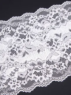 03-208 ОПТ Кружево эластичное 22 см, айвори
