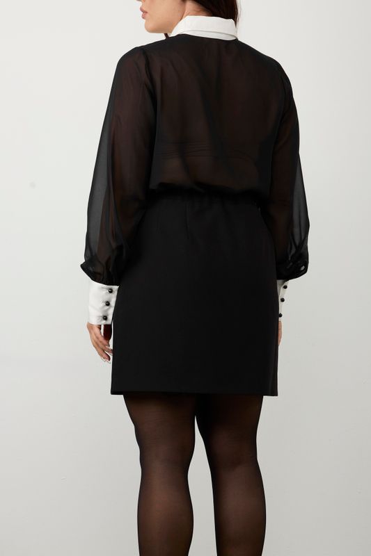 Юбка мини, черный