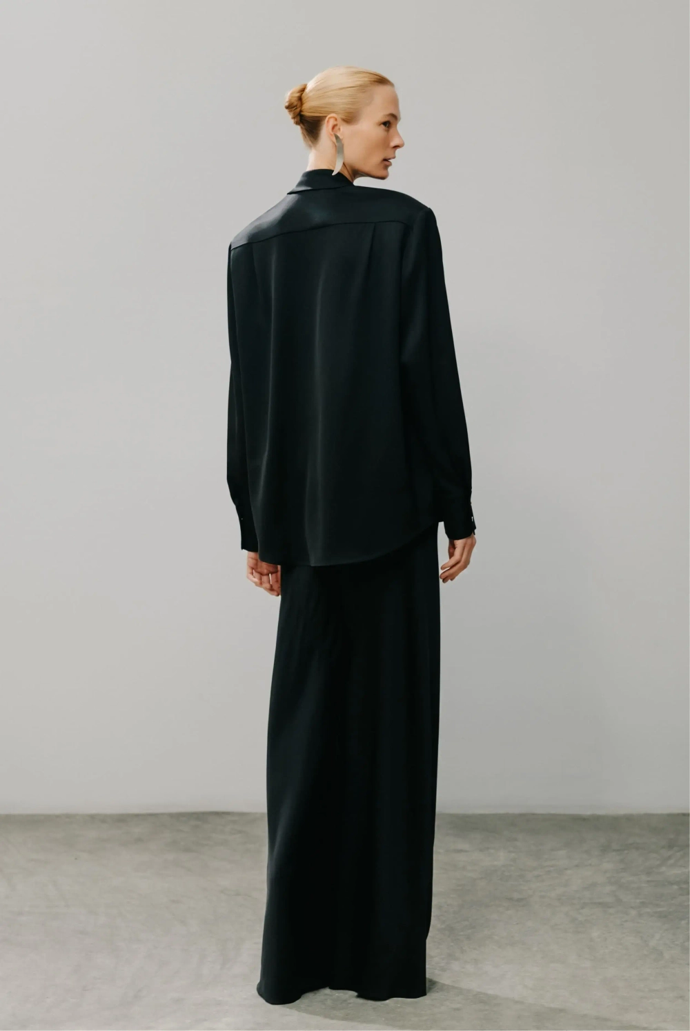 Сатиновая рубашка