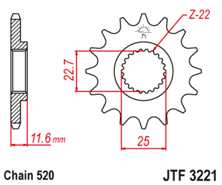Звезда JTF3221.10