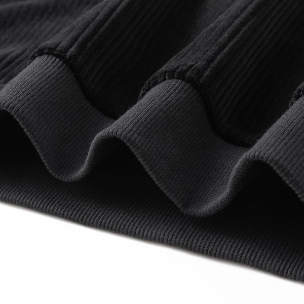 Толстовка Puff велюровая черная - фото 7