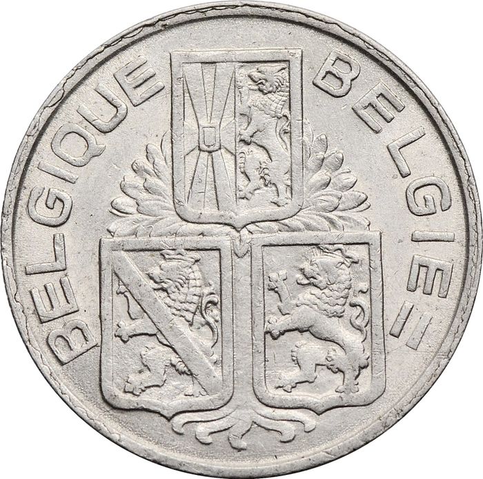 1 франк 1939 Бельгия (BELGIQUE - BELGIE)