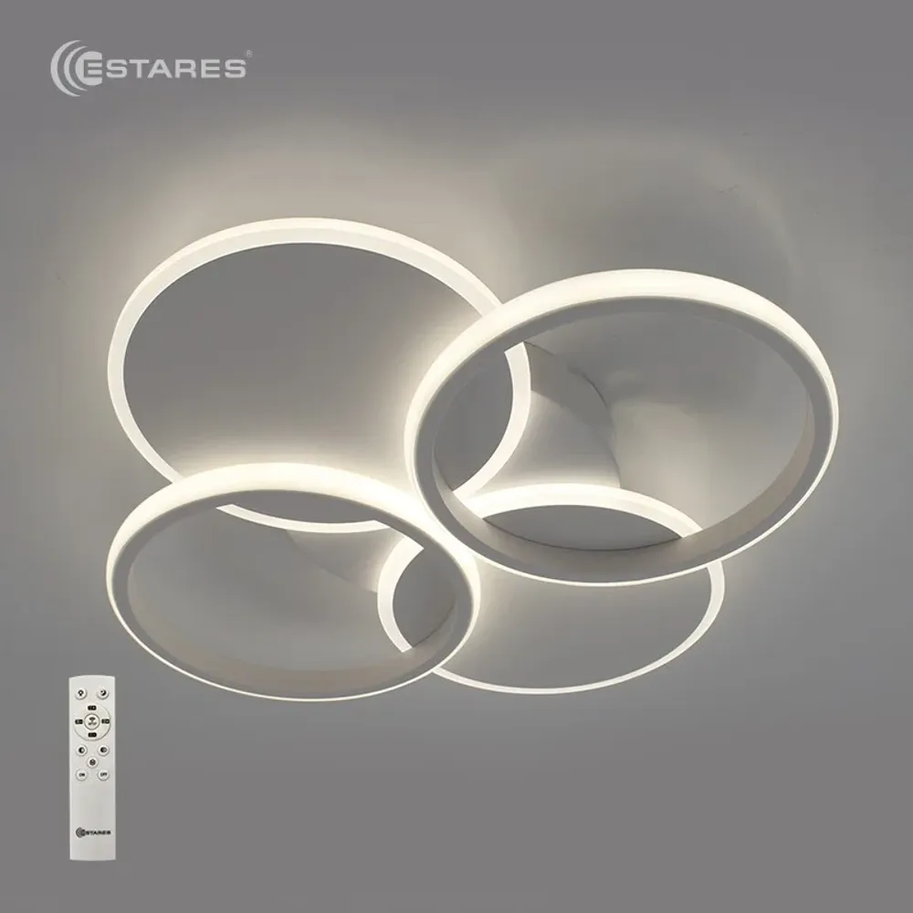 Управляемая светодиодная люстра OSA 90W 4R-RC-490x70-WHITE/WHITE-220-IP20, модель OSAKA