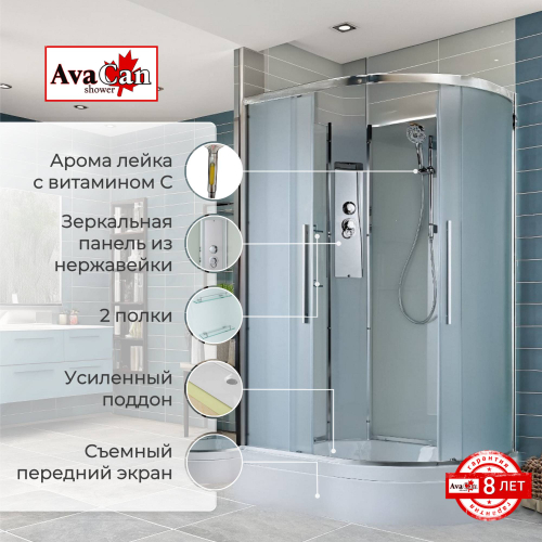 Душевая кабина AvaCan (АваКан) EM3812LN без крыши