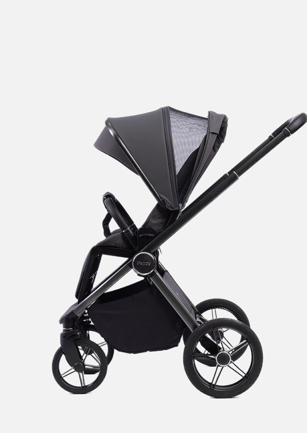 Peppy Коляска детская Monaco 2 в 1 Antrazit Графитовый