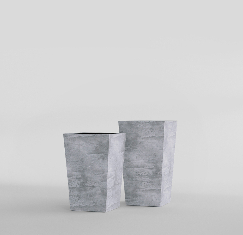 Кашпо, коллекция Concrete, форма CONIC