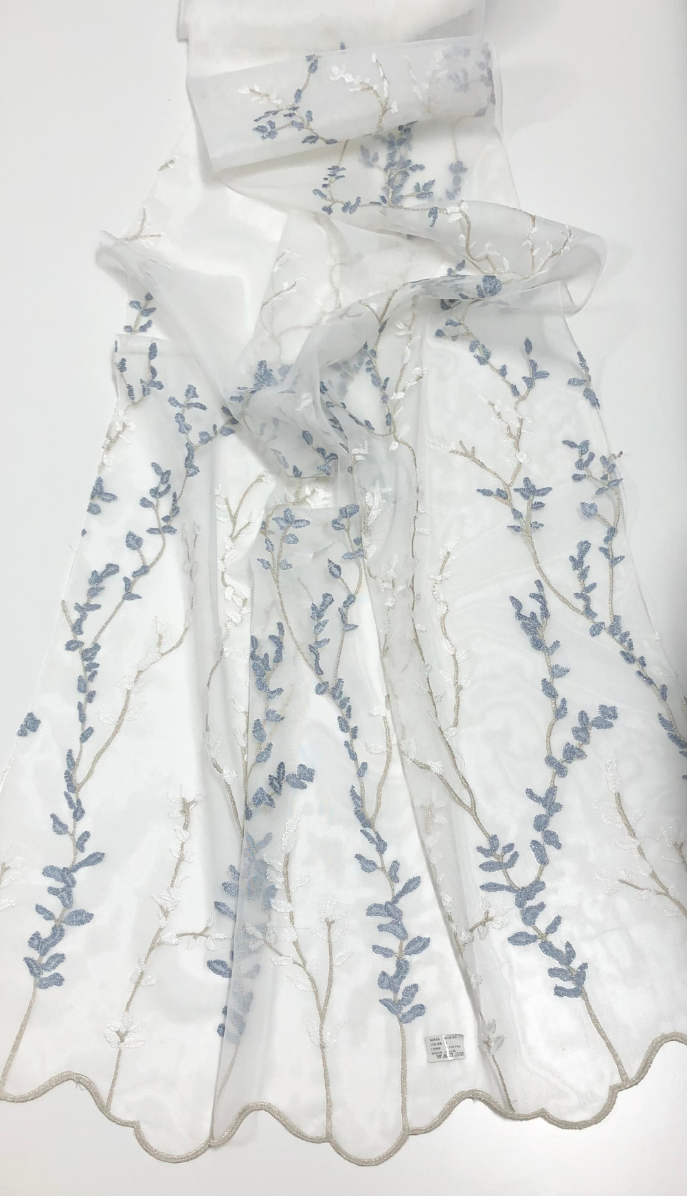 Тюль с вышивкой Sofia арт. Sakura MRT 09 col 04 (высота 300 см, Турция)