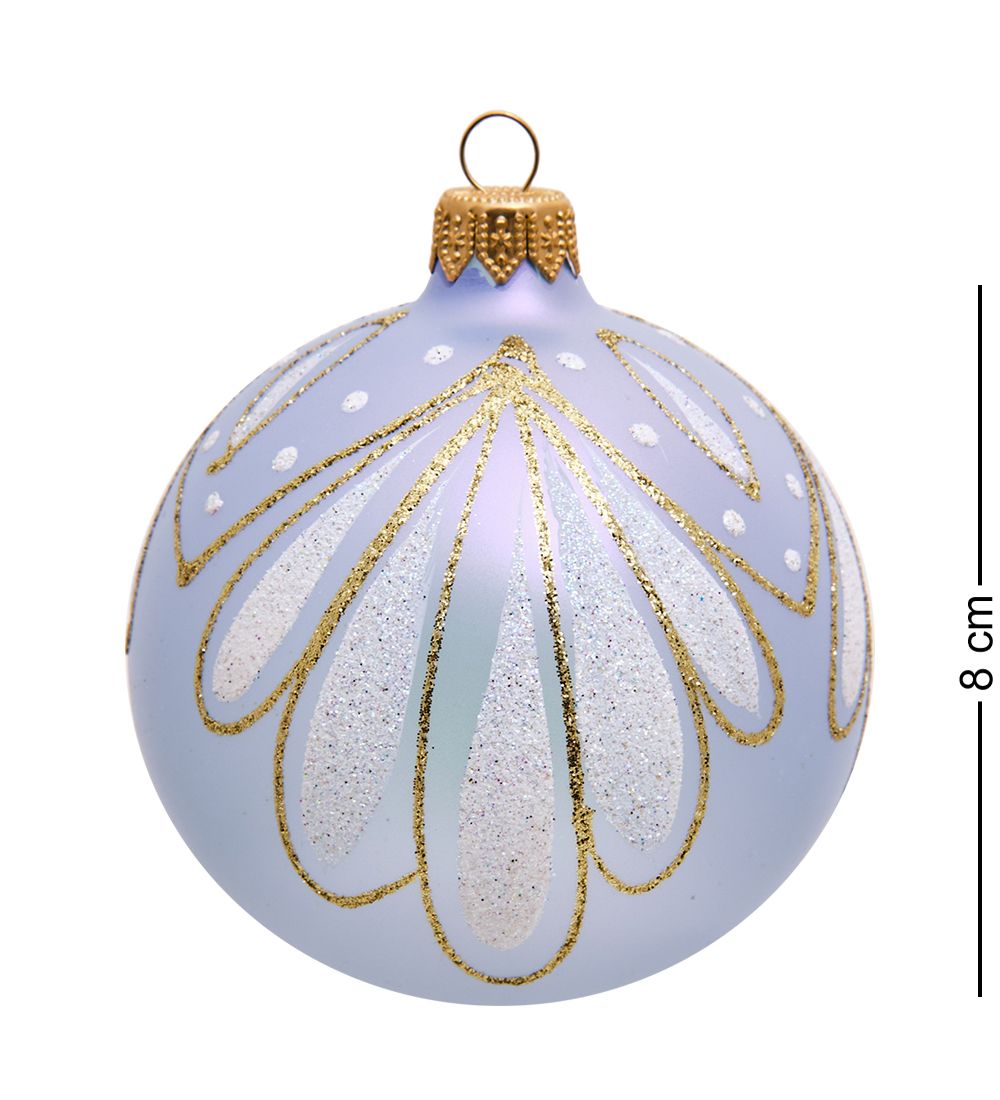 Элита НФШ-1135/3 Ел. украшение Шар «Перо Павлина» 85 мм