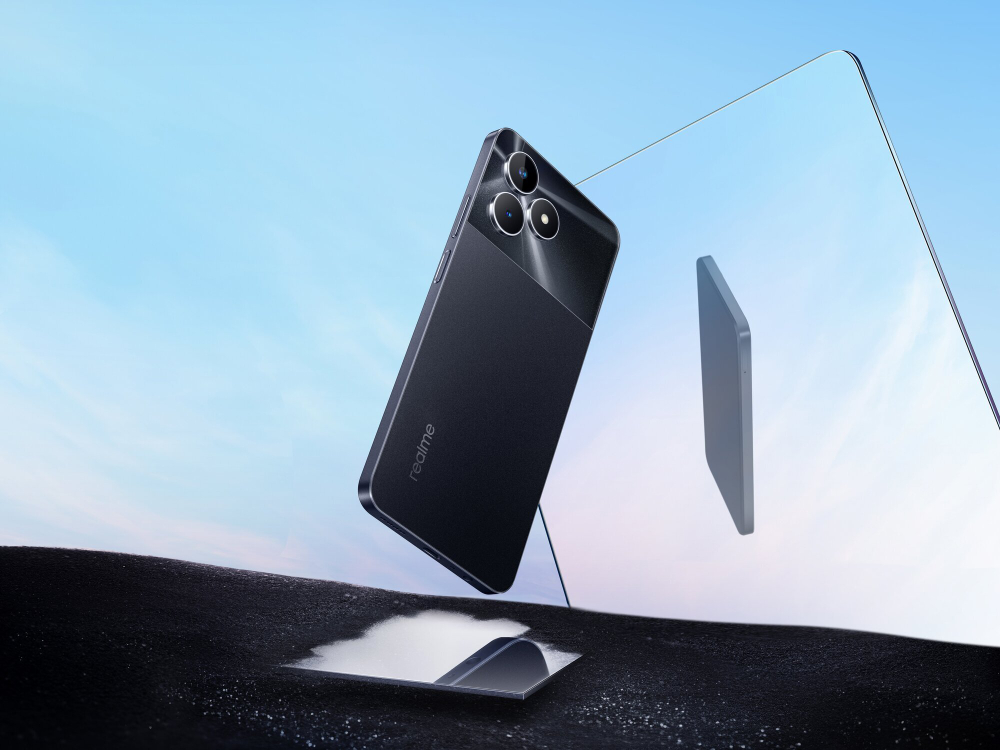 Смартфон realme Note 50 3/64 ГБ RU, Dual nano SIM, полуночно-черный