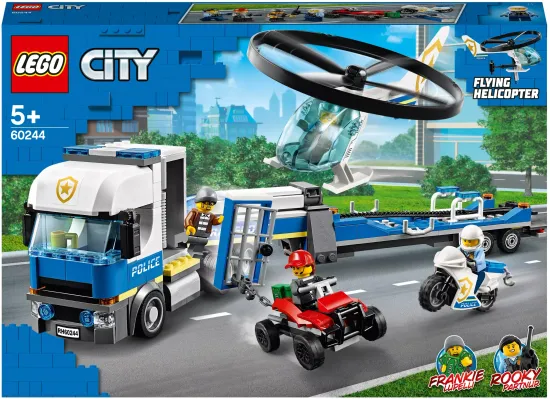 LEGO Конструктор LEGO City Police 60244 Полицейский вертолётный транспорт, 317 дет.