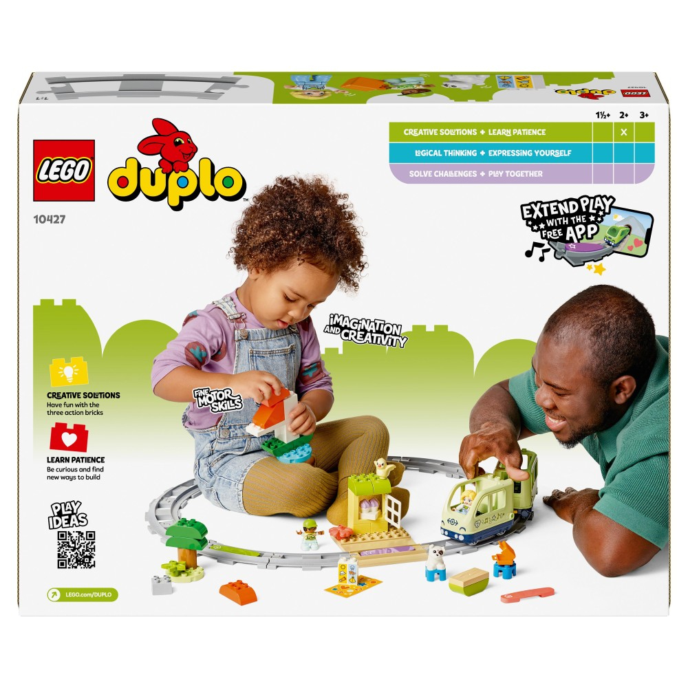 Конструктор LEGO DUPLO Town 10427 Приключение с интерактивным поездом — фото 4
