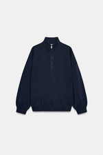 Свитшот оверсайз на молнии - ZARA