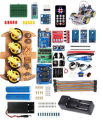 Большой набор МП-4WD-V2 для конструирования 4WD робот ARDUINO на базе контроллера с книгой в комплекте
