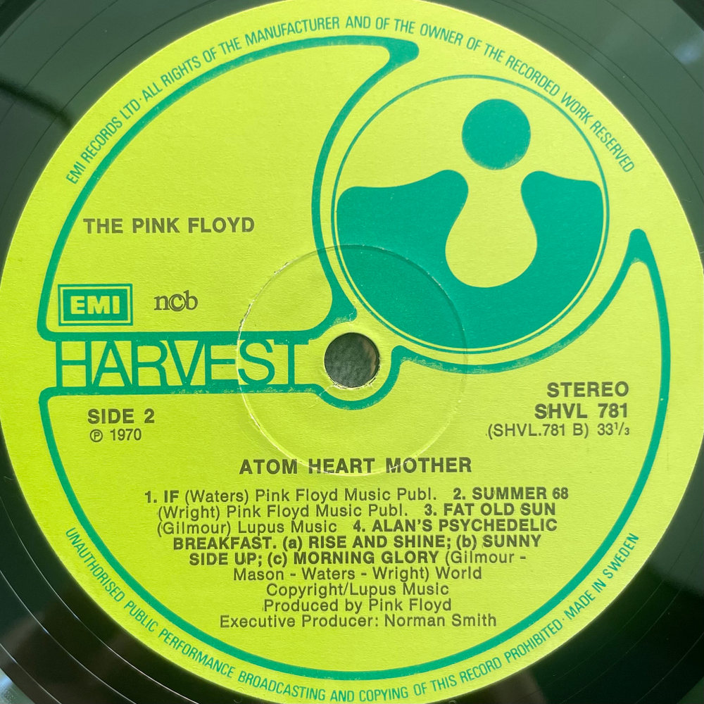 Pink Floyd ‎– Atom Heart Mother (Швеция)
