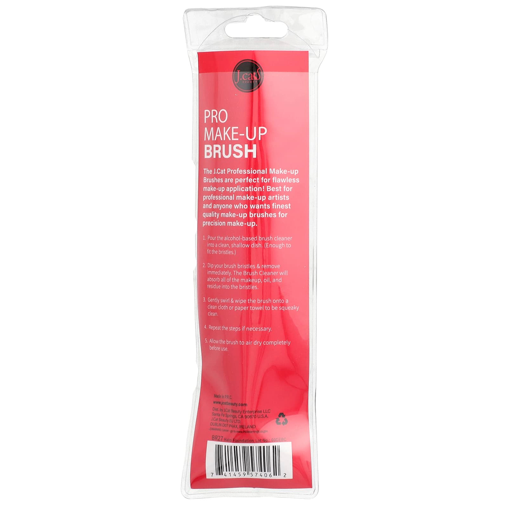 J.Cat Beauty, кисть для макияжа, BR27 Halo Foundation, 1 шт.