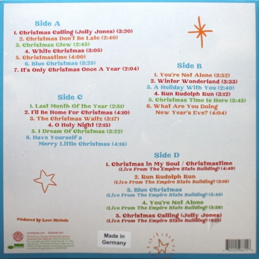 Norah Jones / I Dream Of Christmas (Deluxe Edition)(Coloured Vinyl)(2LP)