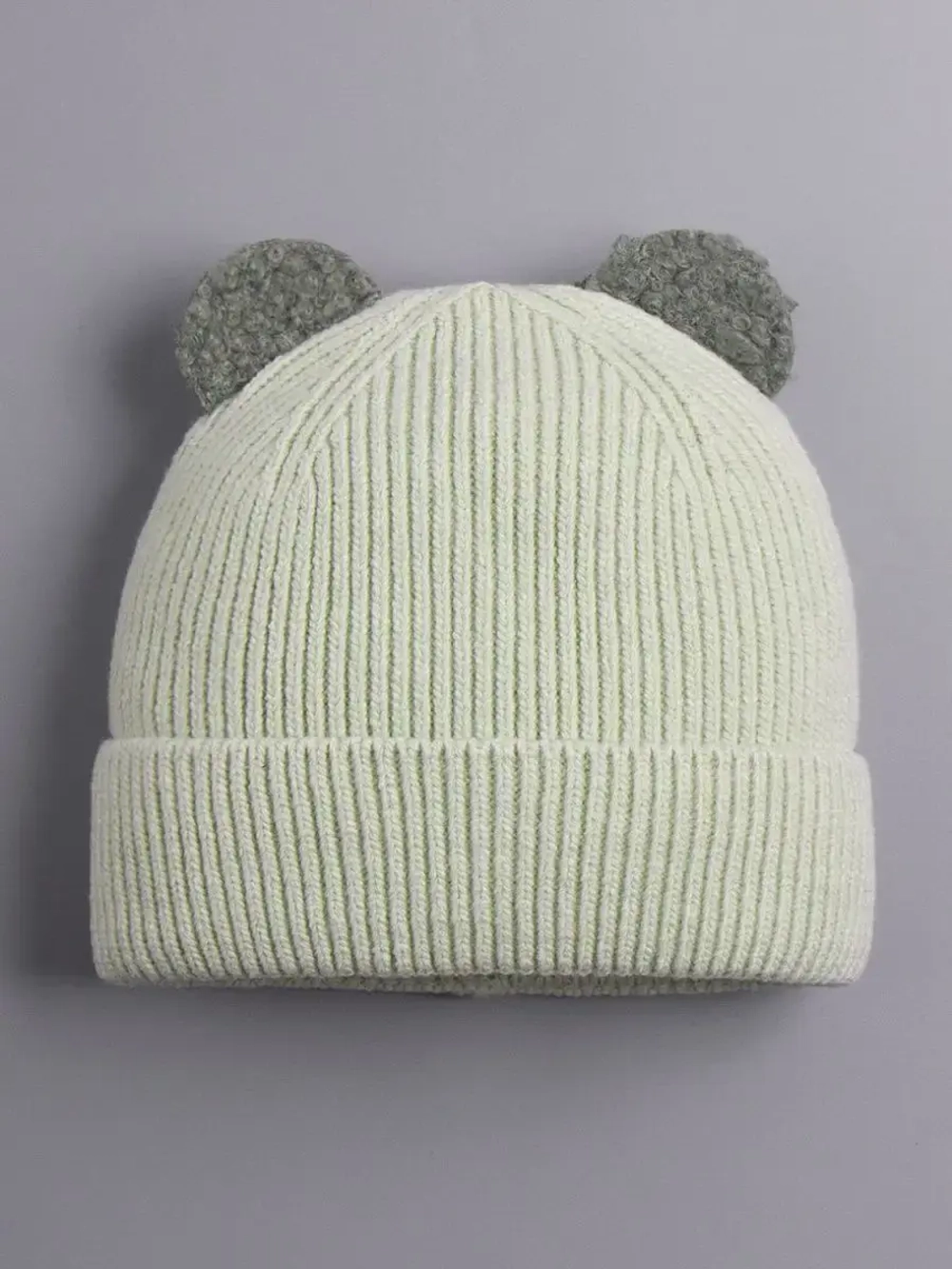 Шапка для мальчика с ушками осенняя