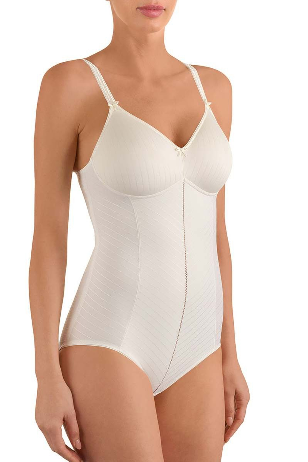 Боди с чашками-спейсер без каркасов (Размер: 75F) (Цвет: молочный)