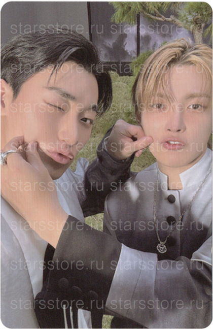 Фотокарта San & Hongjoong ATEEZ - GOLDEN HOUR : Part.4 (TOKTOQ)