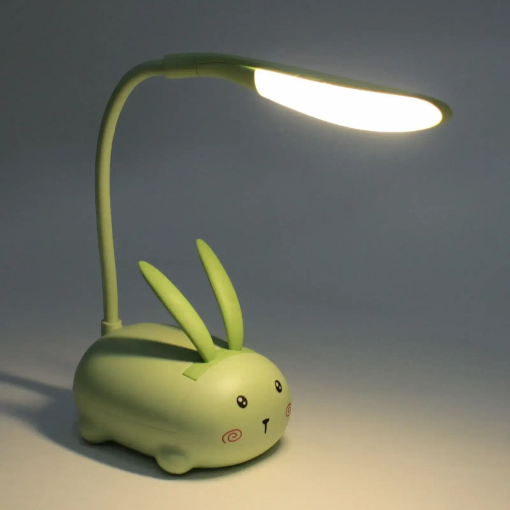 Настольная лампа «Marmalade-Зайчик» LED 9,2*6,8*28,5см USB 3.w 5v, Зеленый