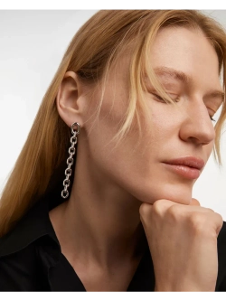 Серьги Vesta Латунь покрытая родием