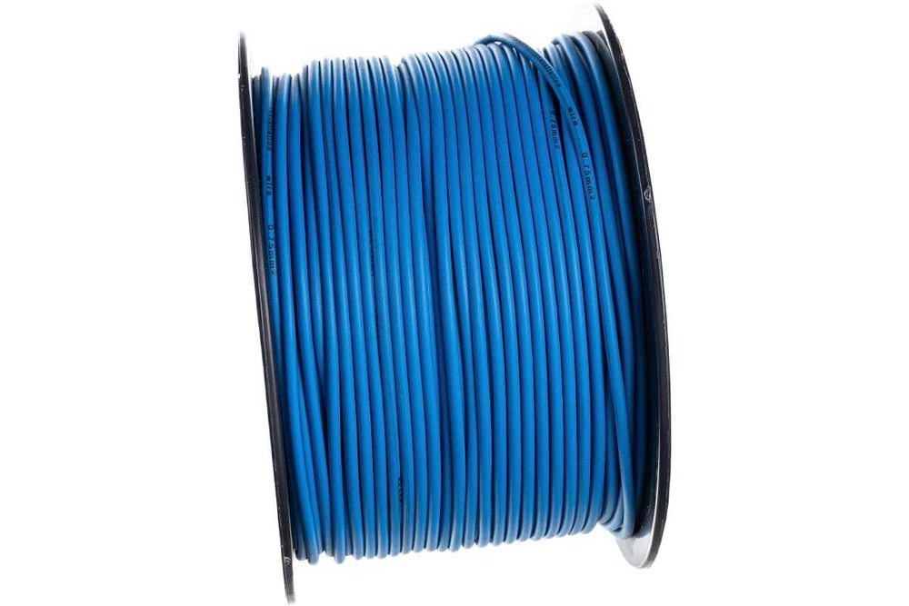 Провод ПГВА REXANT 1х0.75 кв.мм, синий, бухта 100 м 01-6505