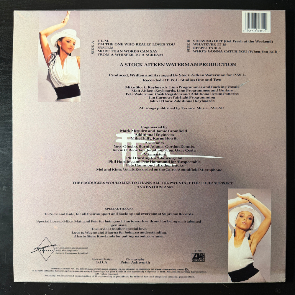 Mel & Kim ‎– FLM (Канада 1987г.)Т