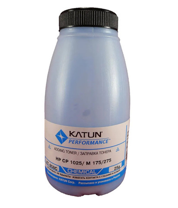 Тонер Katun тип KT-808C для HP CE311A Cyan, химический (25г)