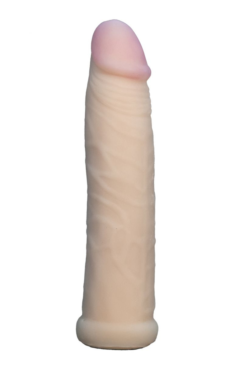 Телесная насадка Harness из неоскин - 17,4 см. (Цвет: телесный)