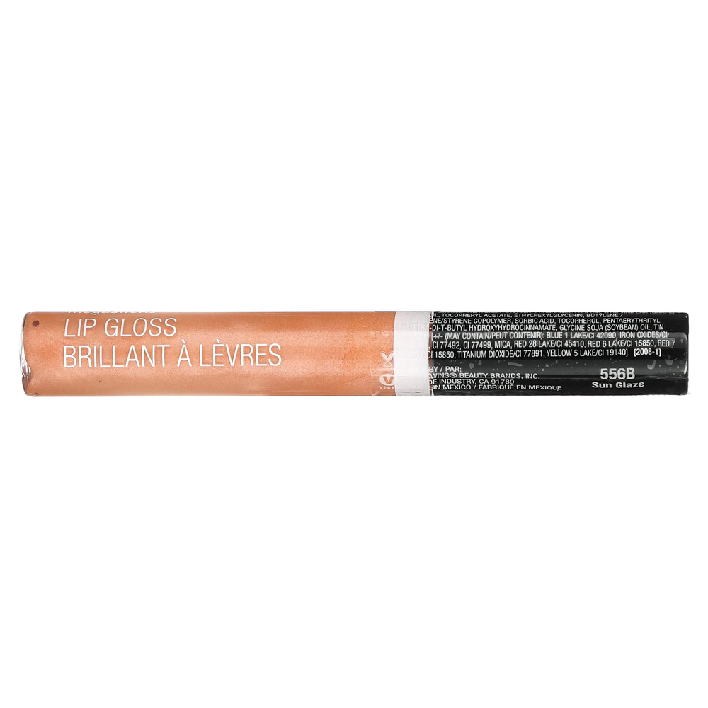 wet n wild, Megasicks, блеск для губ, оттенок 556B Sun Glaze, 2,2 мл (0,07 жидк. унции)
