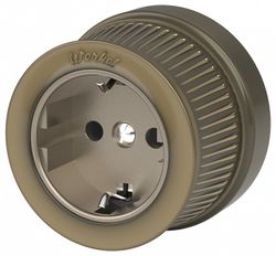 Розетка с заземлением, без рамки Werkel Ретро (бронза) W5771012