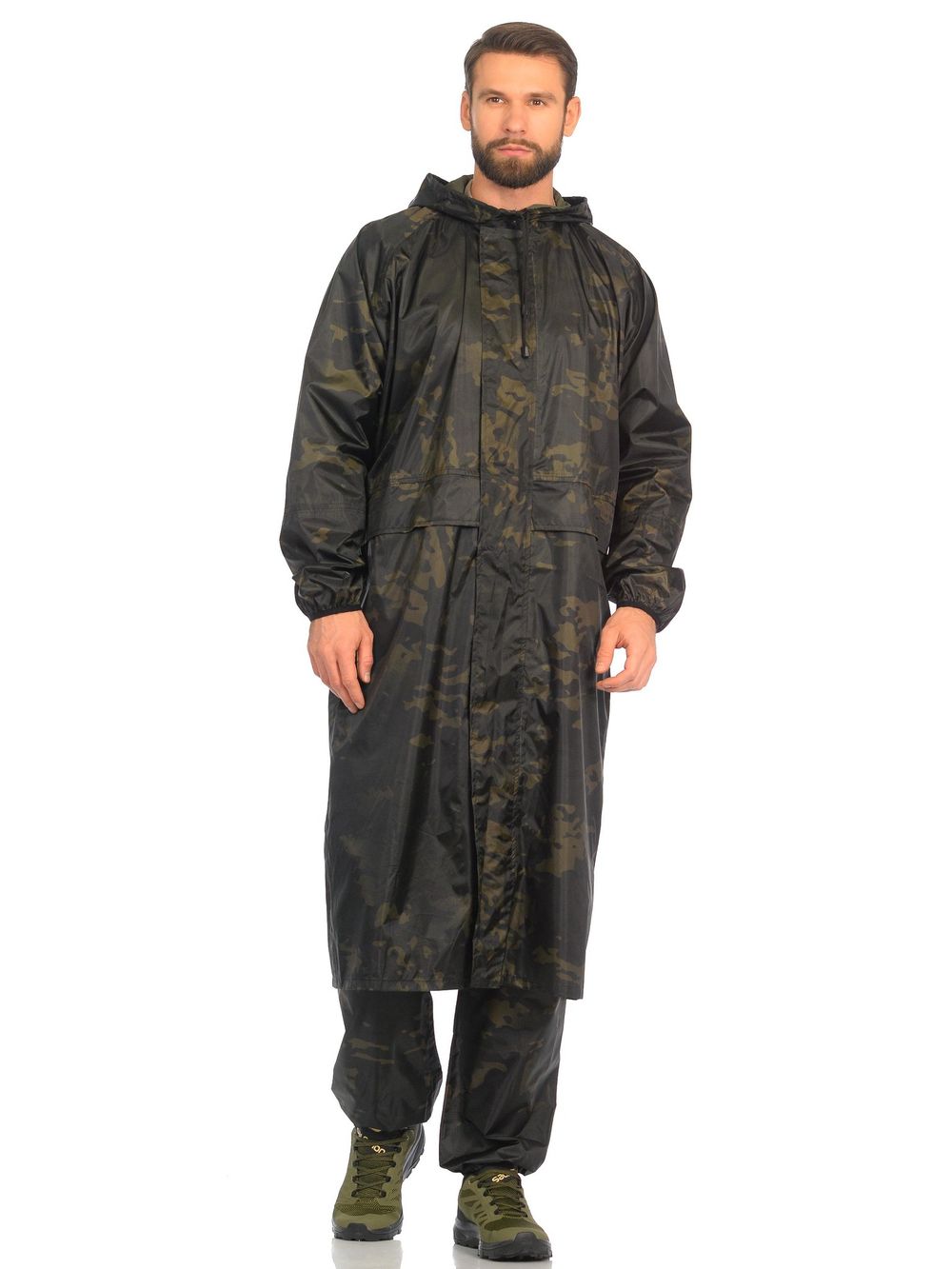 Плащ ВВЗ цвет Черный Мультикам ткань Таффета  PVC  (20000мм)