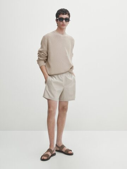 Massimo Dutti Однотонные плавки, серый