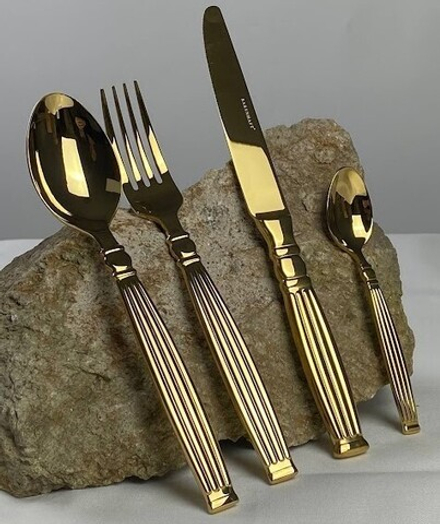 Lenardi 197-046 Набор столовых приборов 24пр. в под.уп.(х8)Металл