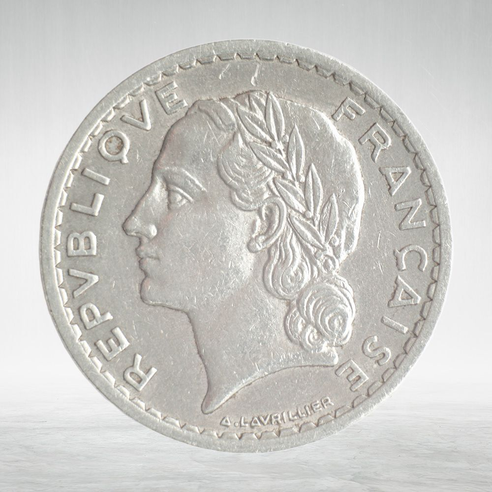 France, 5 Francs 1947, VF