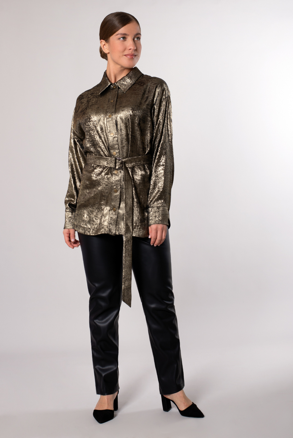Блузка женская 2900АПБ, Золотой #182Зол092900АПБ