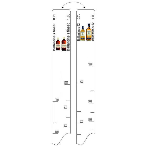 Барная линейка Ballantines Finest (700мл/1л) / Ballantines 12 years (700мл/1л), P.L. Pro