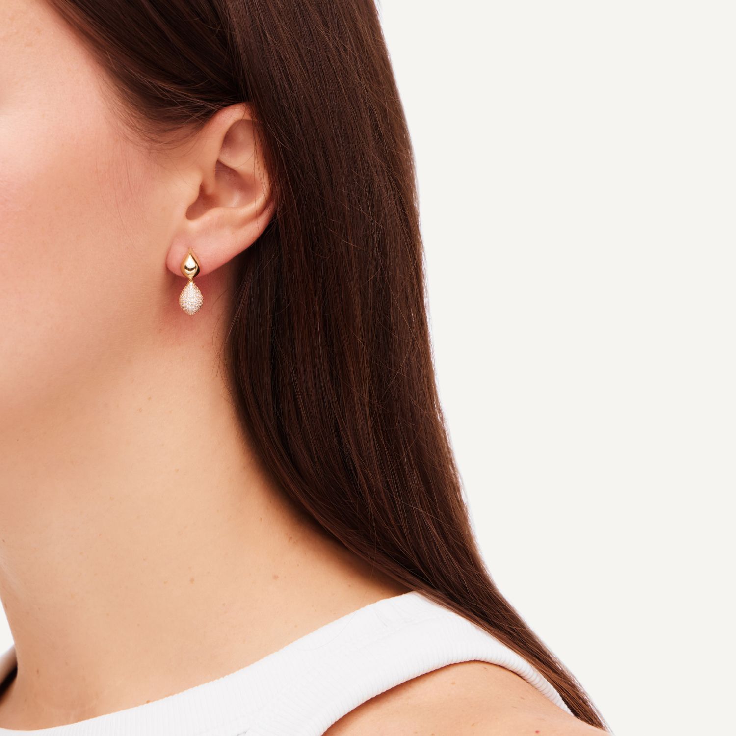 Серьги Hanged Drop Earrings – Gold