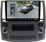 Магнитола для Infiniti FX35, FX45 S50 2006-2008 - Teyes CC3-2K-360 монитор 9.5" 2K QLED на Android 10, 6Гб+128Гб, CarPlay, 4G SIM-слот, 4 камеры в комплекте