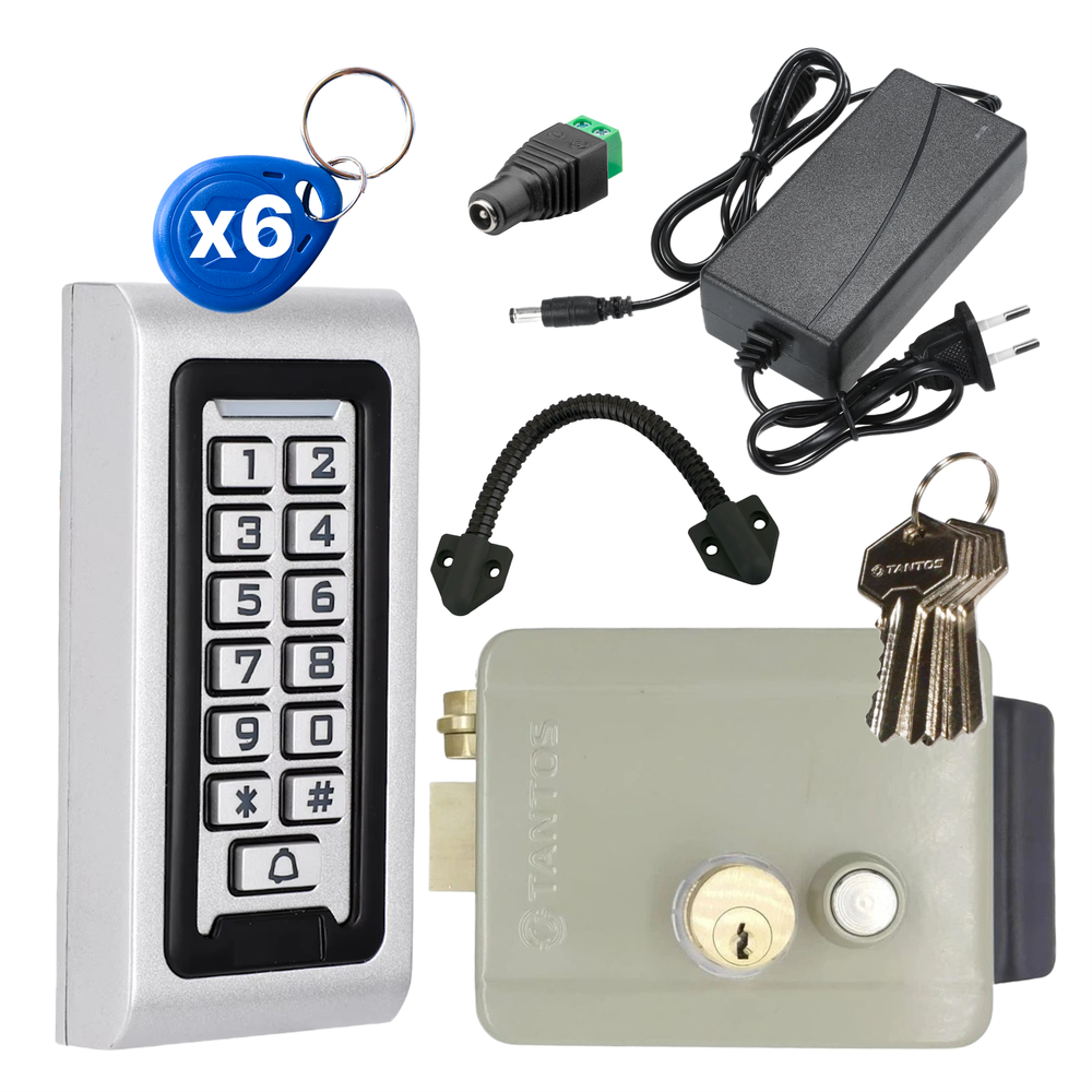 СКУД комплект "Дача" с металлической кодонаборной панелью