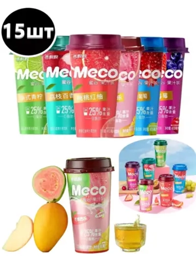 Холодный чай улун со вкусом фруктов 400 мл * 15 шт