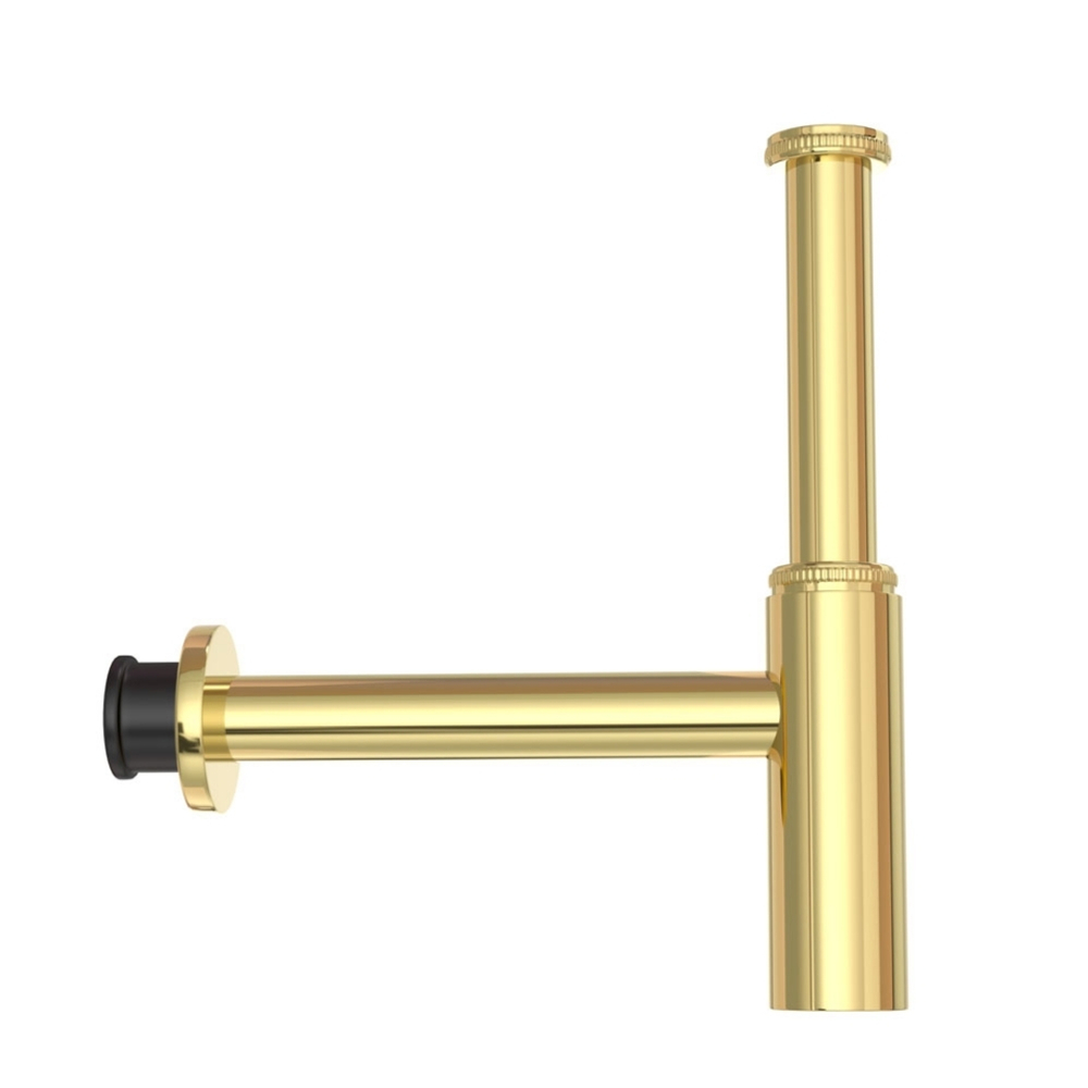 Jaquar, сифон для раковины, Глянцевое золото ALD-GLD-769L300X190