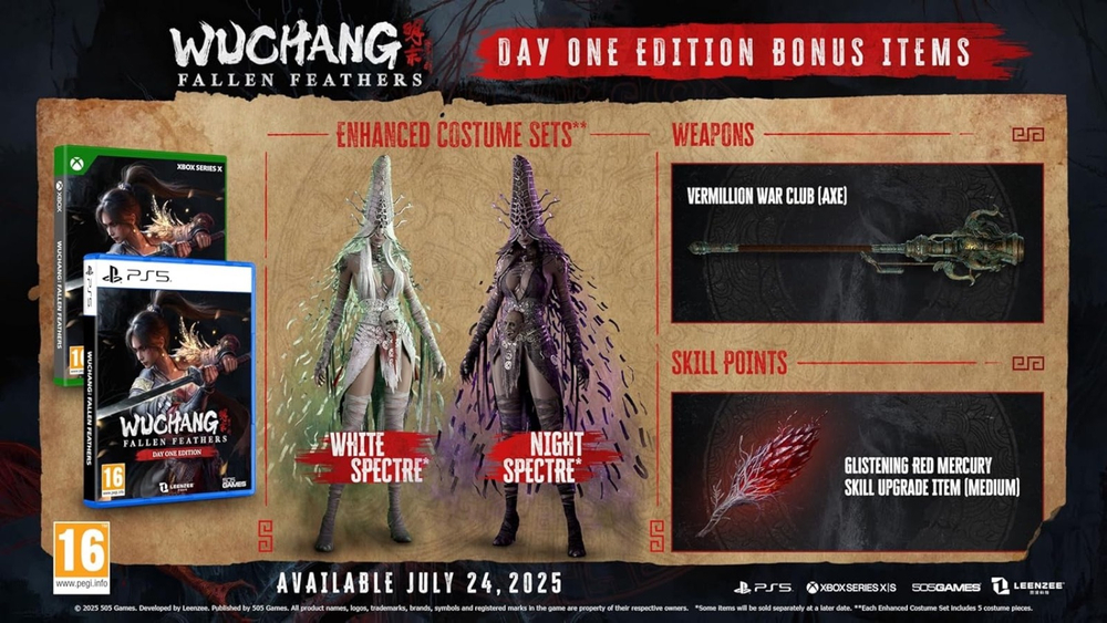 Игра Wuchang Fallen Feathers Day One Edition (Русская версия) для PlayStation 5