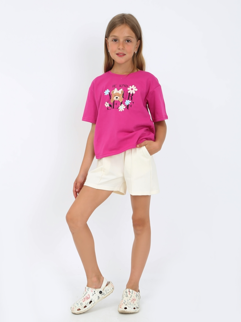 Костюм "Шейн-4" с шелкографией, малиновый, р.104, (Ивашка)