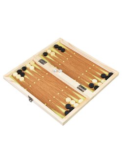 Игровой набор Шахматы нарды шашки 3в1